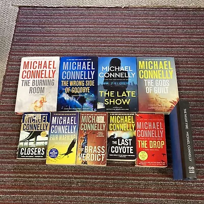 MICHAEL CONNELLY Lot Of 10 Novels • $16.98