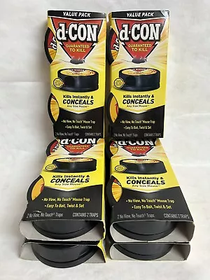 Lot Of 6 D-CON Guaranteed To Kill  No View No Touch Mouse Trap - 2 Count  NEW • $36.99