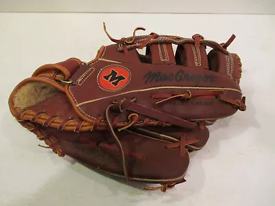 MacGregor BIG MAC K2997 12.5  Leather Baseball Glove Mitt RHT Super Nice Cond • $74.95