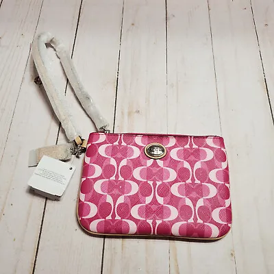 Coach Peyton Dream Small Wristlet Wallet Pink F50108 New With Tags • $25.99