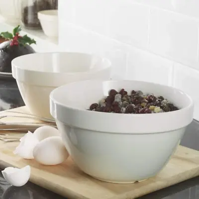 Mason Cash Pudding Basin Ceramic Kitchenware Bakeware Cookware Mixing Bowl White • £8.47