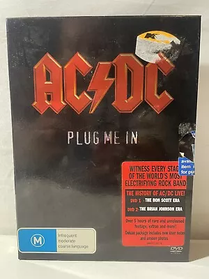 AC/DC - Plug Me In - 2 DISC COMPLETE BOX SET DVD 2007 NTSC All Regions • $14.99