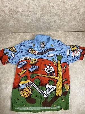 Vtg MAMBO LOUD SHIRTS  Lost Weekend  Men's Small *missing Tag/Button* 1996 • $125