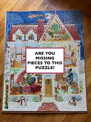 REPLACEMENT PIECES! - The Christmas House Hallmark Springbok Vintage Puzzle 5913 • $5