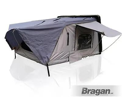 Universal Roof - Tent Beige For Pickup SUV 4X4 Car Waterproof Outdoor Portable • £1329.99