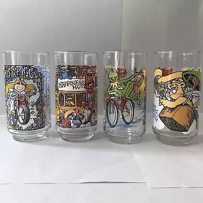 VTG 1981 McDonalds The Great Muppet Caper Glasses Complete Set Of 4 Jim Henson • $33.99