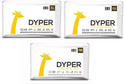 £7.99 • Buy Dyper Responsibly Sourced Bamboo Nappies Ink Free, Soft, Durable, Non-Toxic