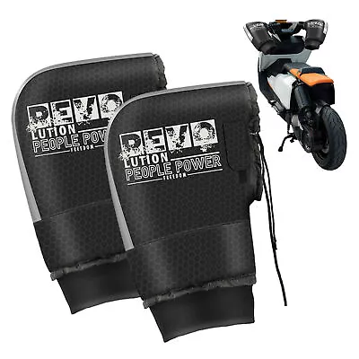 Motorcycle Handlebar Muffs Motorbike Handle Grip Gloves Waterproof Winter Mitts • $30.05
