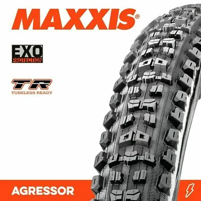 Maxxis Aggressor 29 X 2.3 EXO TR Bicycle MTB Bike Folding Tyre 60TPI Tire • $82.99