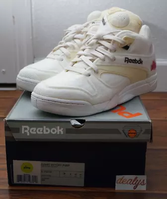 2006 Reebok COURT VICTORY PUMP ALIFE TENNIS BALL  SZ 9 White Black Red • $179.98