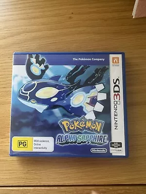 Pokemon Alpha Sapphire - Nintendo 3DS - Tested & Working - W/Manual • $79.99