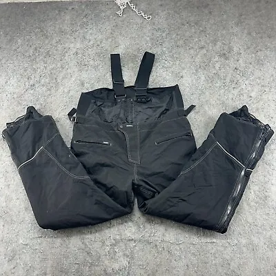 Mossi Bib Overalls Mens 2XL Black Mesh Lined Padded Body Armour Motorcycle Biker • $23.97