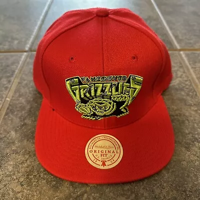 Memphis Grizzlies Mitchell & Ness Reverse Grinch HWC Adjustable Snapback Hat Cap • $24.95