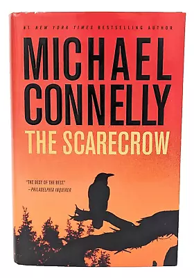 SIGNED 1st Edition MICHAEL CONNELLY The Scarecrow 1st/1st HCDJ Jack McEvoy 2009 • $36
