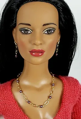 14K GF SP Irid. Red Jewelry For 16  Fashion Dolls Tonner JamieShow Ello Kingdom • $20