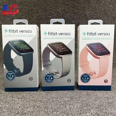 NEW Fitbit Versa 2 Health & Fitness Smartwatch Authentic Activity Tracker • $83.88
