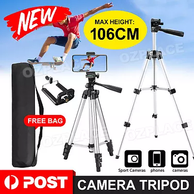 $12.95 • Buy Universal Adjustable Camera Tripod Mount Holder For IPhone Samsung Huawei VIC