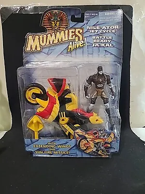 1997 MUMMIES ALIVE BATTLE READY JA-KAL And NILE-ATOR JET CYCLE Kenner 🔥RARE🔥 • $55