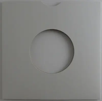 100 7  White Strong Premium Card Record Sleeves / Masterbags +free 24h Delivery • £19.69