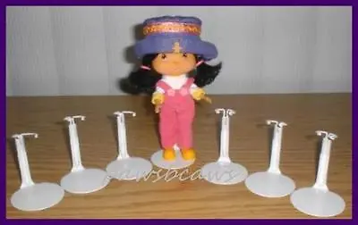 6 White KAISER 1001 Doll Stands For 5.5  STRAWBERRY SHORTCAKE • $16.99