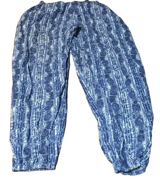 Vintage 90s Athletic Works Parachute Pants USA Baggy Adjustable Mens Hammer XL • $29.99