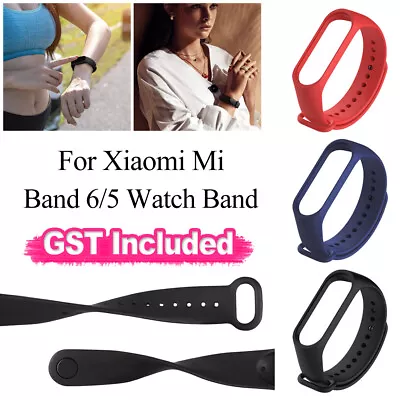 Watch Band Strap Replacement Silicone Wrist Watchband For Xiaomi Mi Band 6/5 • $4.14