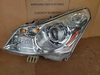 07-08 Infiniti G35 09 G37 DRIVER Headlight Xenon Sedan Only  .. 3 MONTH WARRANTY • $270