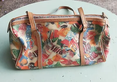 Dooney And Bourke Candy Design Barrel Bag Purse  RARE • $51.48