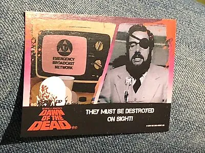 Dawn Of The Dead Fright Rags Trading Card Single Card #27 They Must Be Destroyed • £1