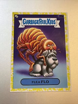 2021 GARBAGE PAIL KIDS YELLOW MUSTARD PARALLEL CARD 95a FLEA FLO • $14.99