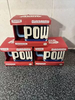 Nintendo Super Mario Pow Block Coffee Mugs 450ml. • £6