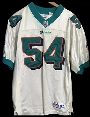 Starter Authentic Zach Thomas Miami Dolphins Jersey Vtg 90s NFL Pro Line 48 L • $179.99