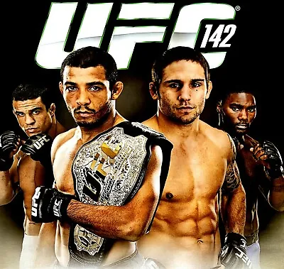 Official UFC 142 JOSE ALDO Vs CHAD MENDES (BELFORT) MMA Poster (18 ×24 )    2012 • $14.99
