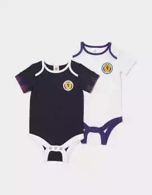 Official License Scotland Team Football Body Vest Set Baby Boy -6-9-9-12-mouths • £16.99