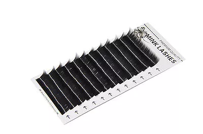 Mixed Size Mink C Curl .15 .20 .25mm X 8-15mm Lashes 8-in-1 Eyelash Extensions • $10.50