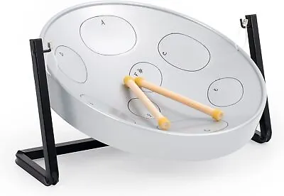 Jumbie Jam W1084 Table Top Steel Pan Kit - Beginner Steel Drum-Grey 16-inch • $412.97