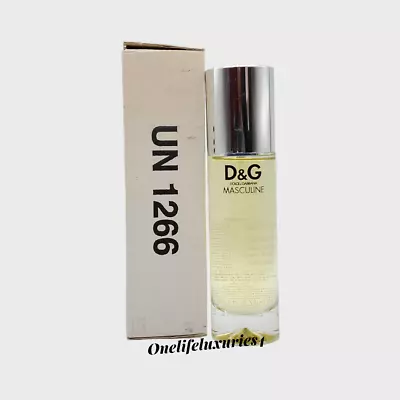 D&G MASCULINE Dolce And Gabbana 100 ML 3.4 Oz Eau De Toilette Spray MEN • $349.64