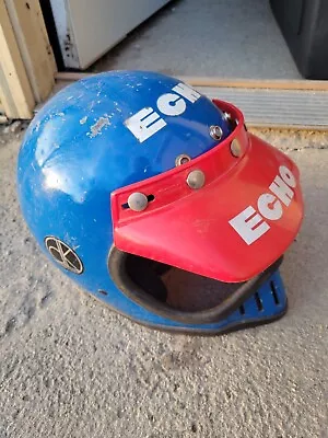 Echo Full Face Visor Bmx Helmet With Original Period Stickers Dk Old School  • $229.99