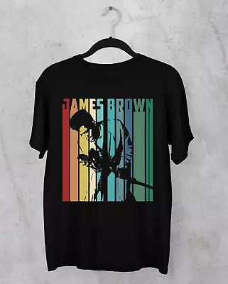 James Brown T-shirt Black Short Sleeve All Sizes S To 5Xl 114 • $19.94