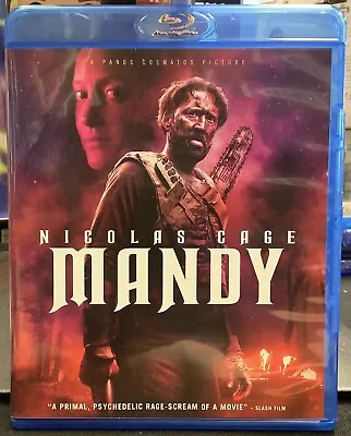 Mandy (Blu-ray) W/ Slipcover Nicolas Cage • $15