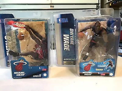 Mcfarlane Shaquille Oniell & Dwyane Wade Collectible Combo Miami Heat Series 8 • $49