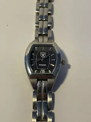 Las Vegas Raiders NFL Stainless-Steel Bracelet Watch By Fossil !!NEW!! (RARE) • $129