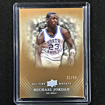 2013 All Time Greats MICHAEL JORDAN Base 21/50 • $128.41