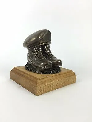 Boots And Beret Cold Cast Bronze Military Statue Sculpture • £59.99