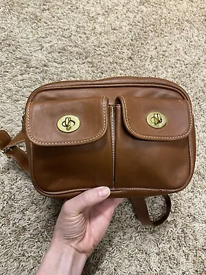 Vintage Coach 516 Waist Belt Bag British Tan • $450