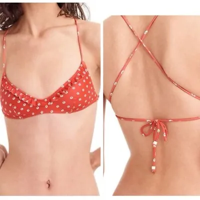 J. Crew Kalliste Ruffle Bikini Top S • $20