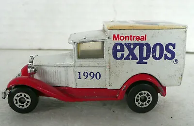 Vintage 1990 Matchbox Montreal Expos Model A Ford Car Baseball Team Diecast • $5.95