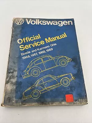 Volkswagen Official Service Manual Beetle/ghia 1966-69 • $46.99