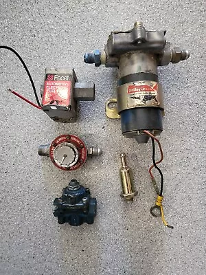 Holley Blue And Facet Fuel Pumps Fuel Pressure Regulators & Filter • $30