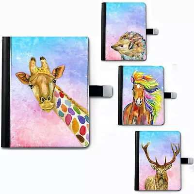 Universal Tablet Case For Samsung Or Amazon Fire | Water Colour | Animal Design • £21.24